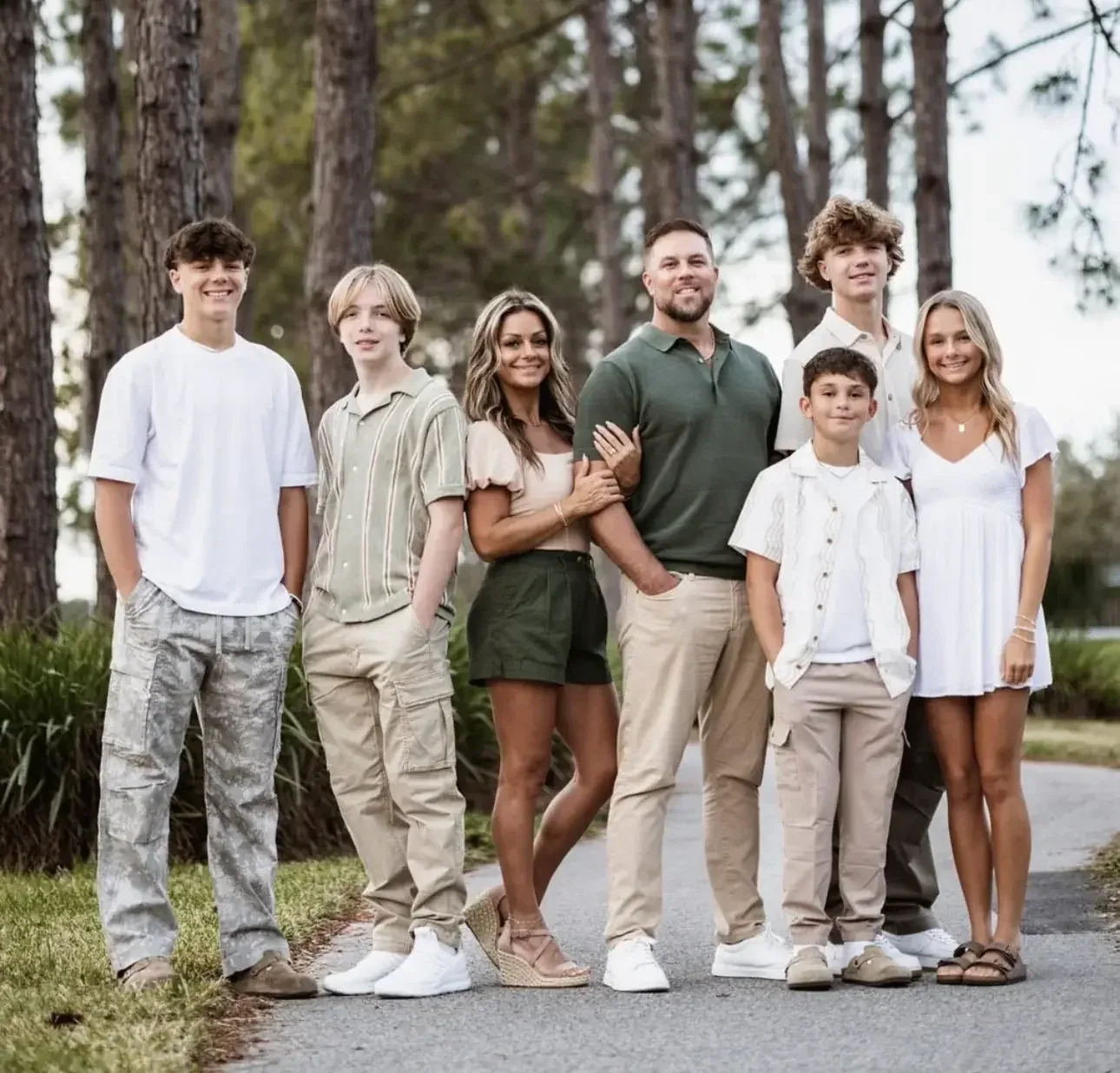 Issac Turpin with his family